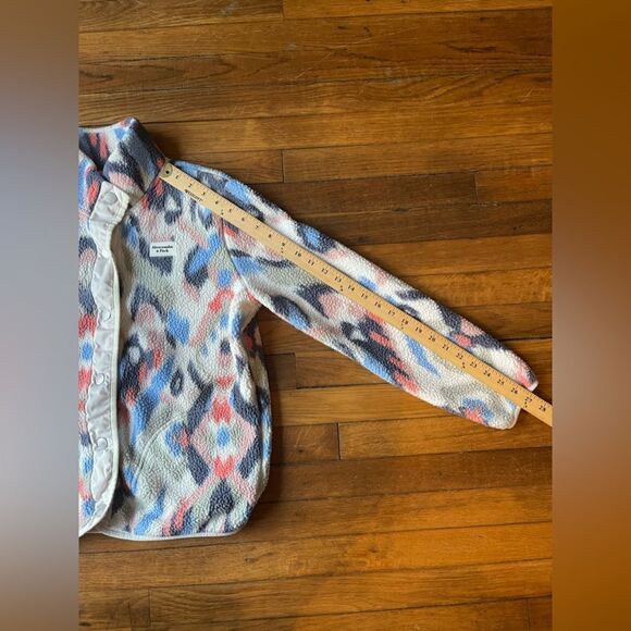 Abercrombie and fitch kids multicolor Sherpa jacket size 15/16 - Picture 5 of 13